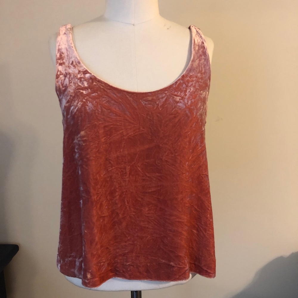 Pink Velvet JCrew Tank